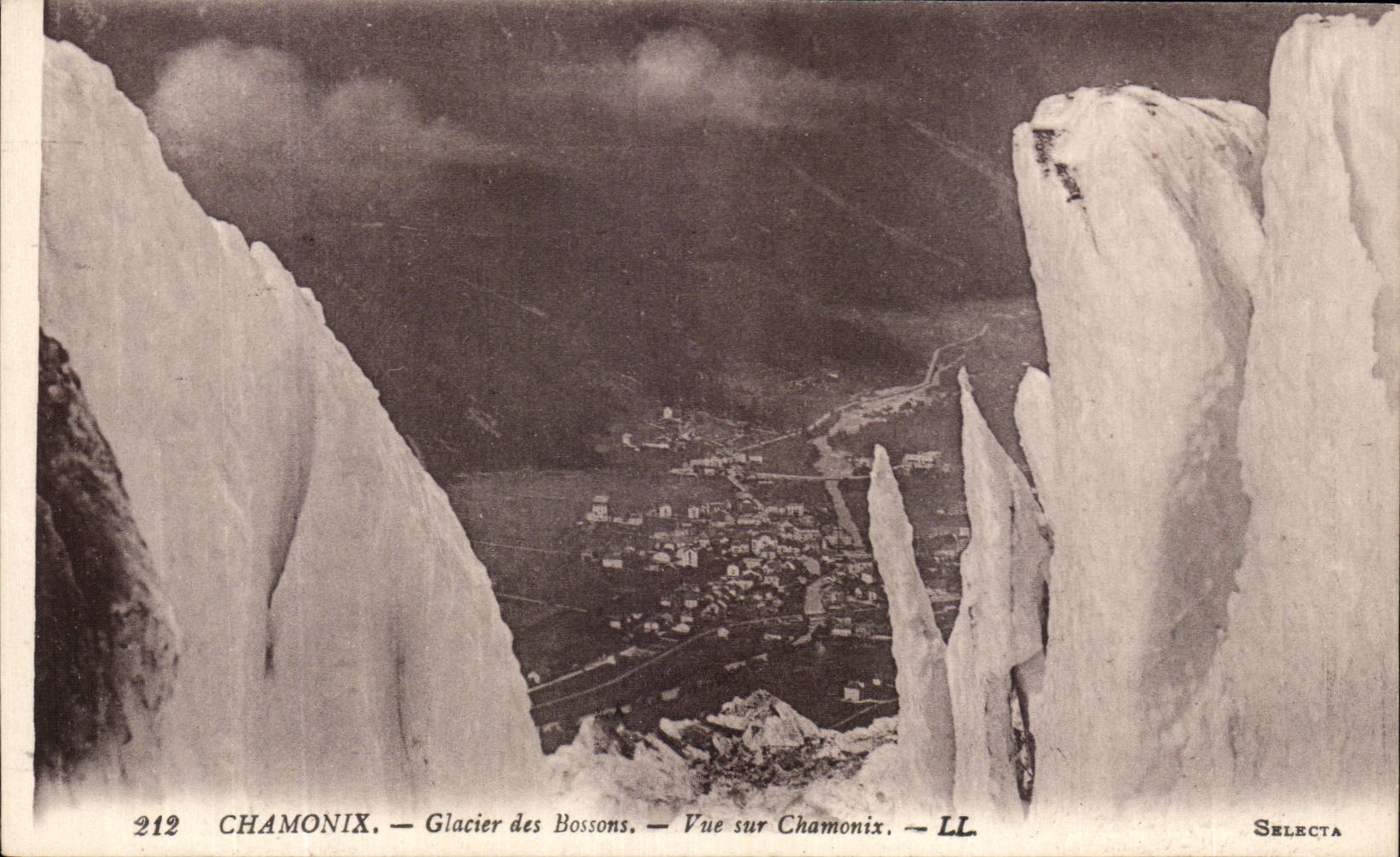 CPA Chamonix Glacier of Let us work Seen on Chamonix