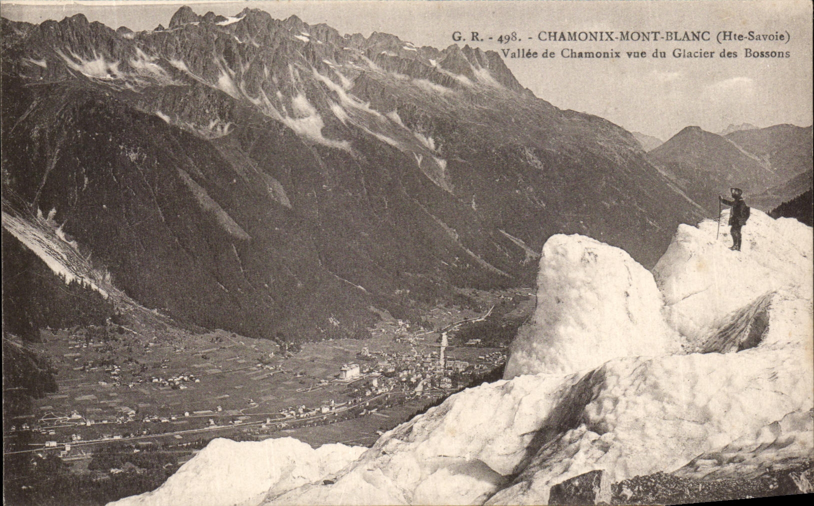 CPA Chamonix Mont Blanc Vallee of Chamonix seen deu Glacier of Let us work