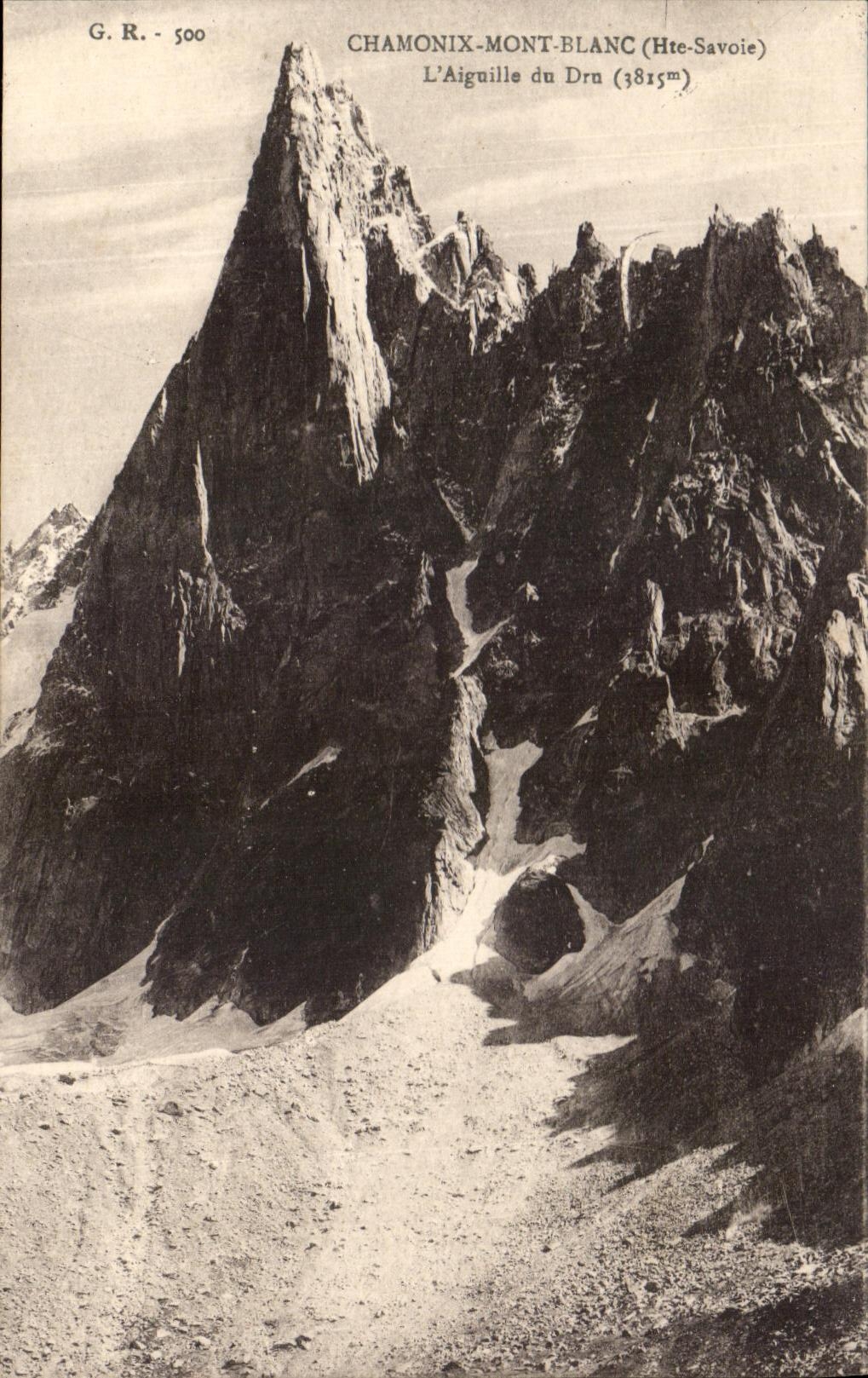 CPA Chamonix Mont Blanc Aigaille of Thickly