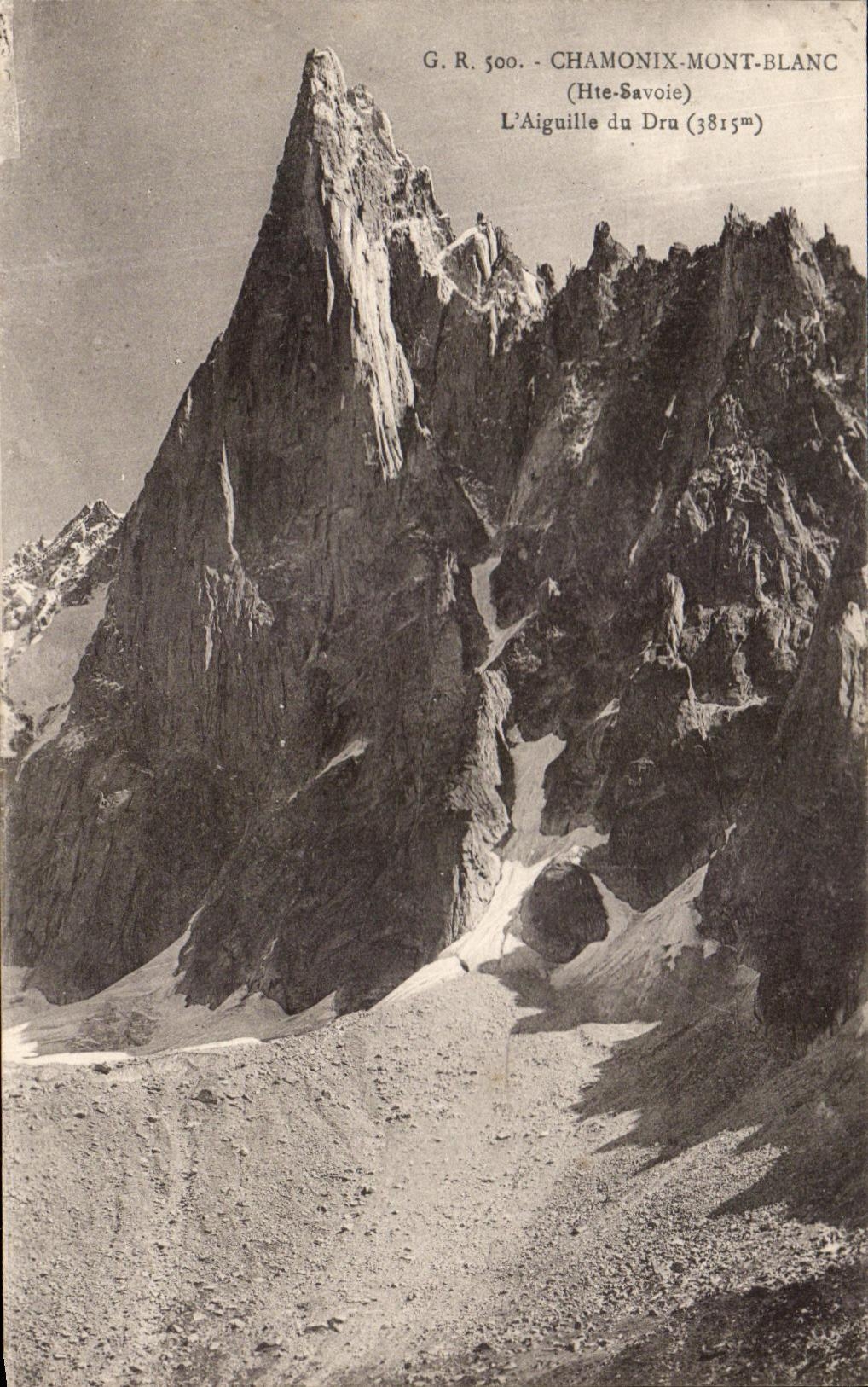 CPA Chamonix Mont Blanc the Needle of Thickly