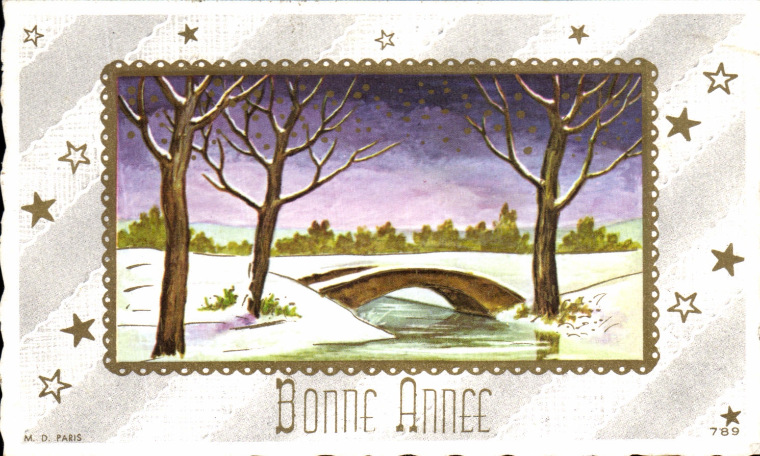 CPSM Bonne Annee