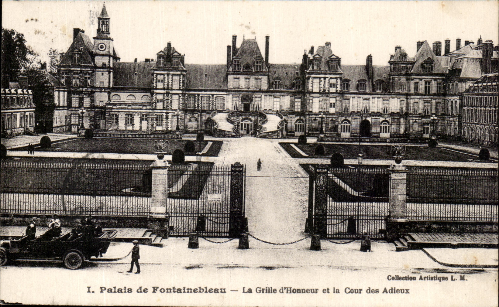 CPA Palate of Fontainebleau the Grid of Honor and Court of the Good-byes