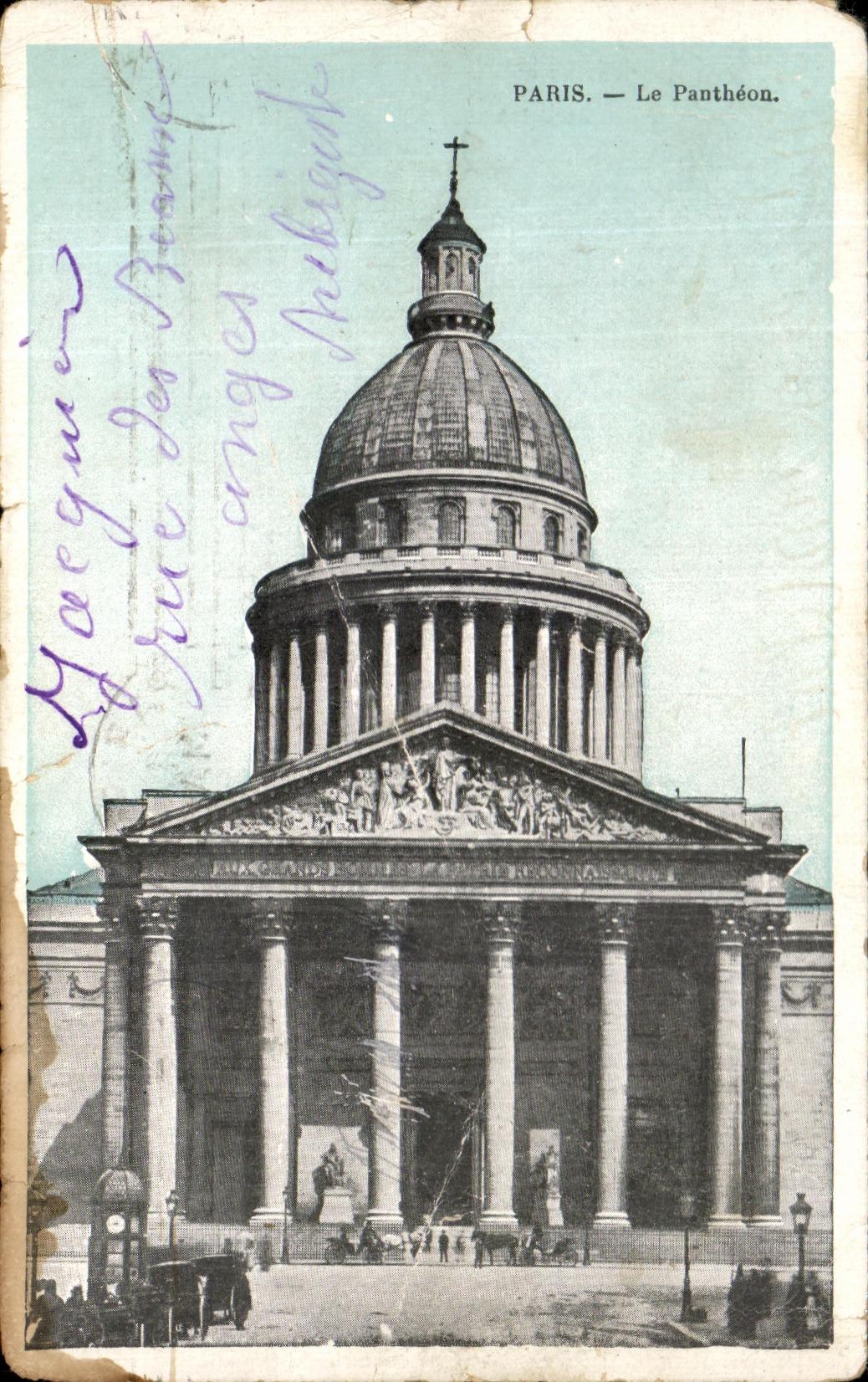 CPA Paris el panteon