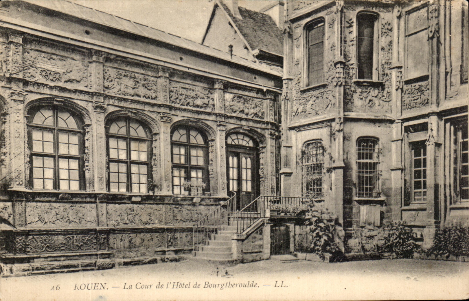CPA Rouen Court of the Hotel of Bourgtheroulde