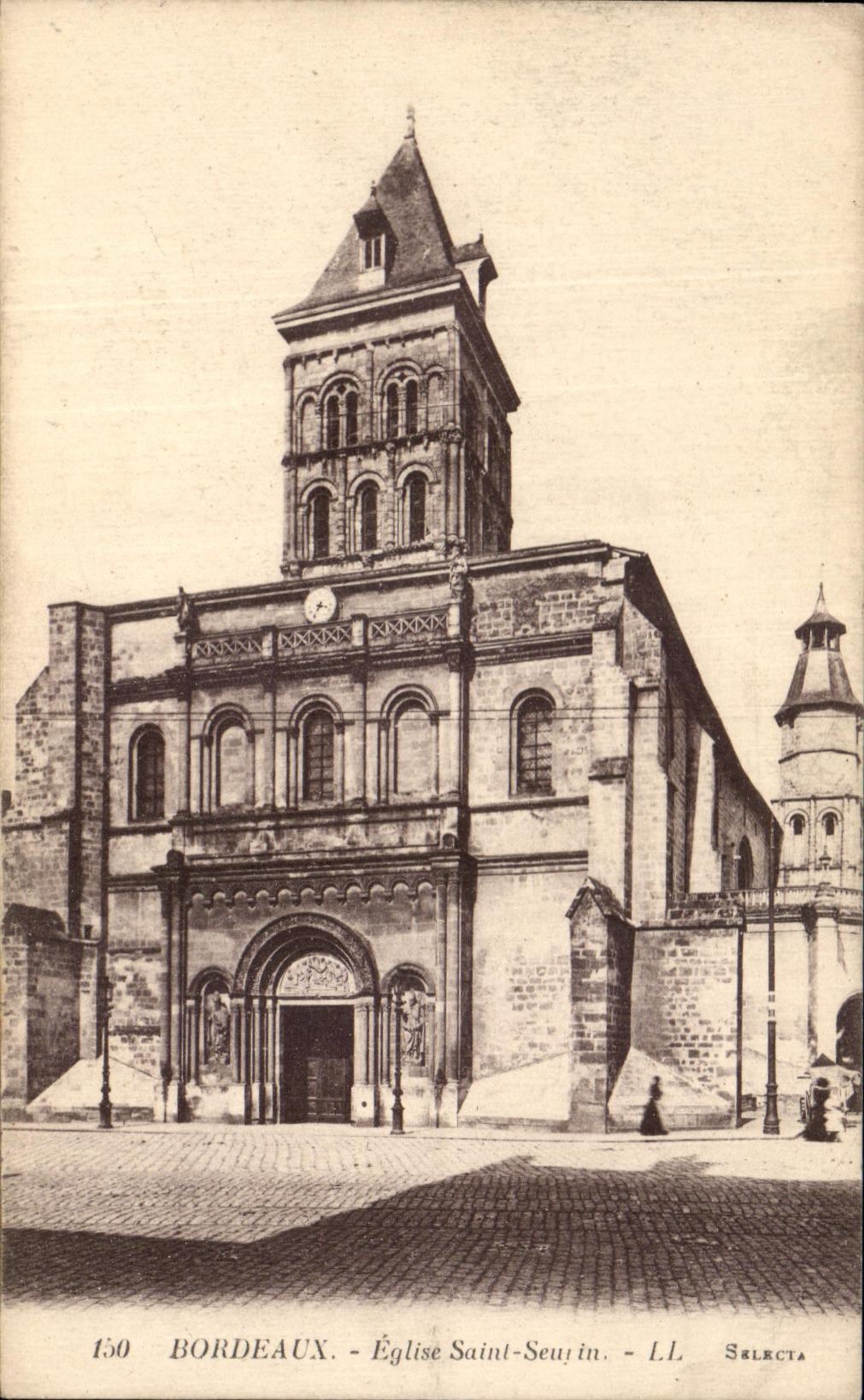 CPA Bordeaux Church Saint Seuvin