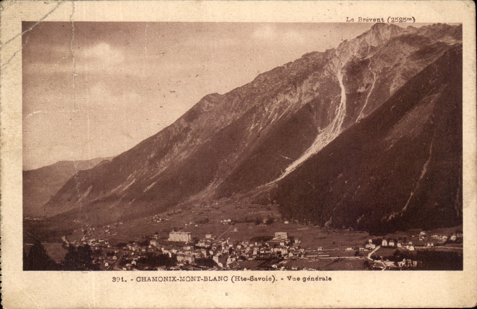 CPA Chamonix Mount Blanc View