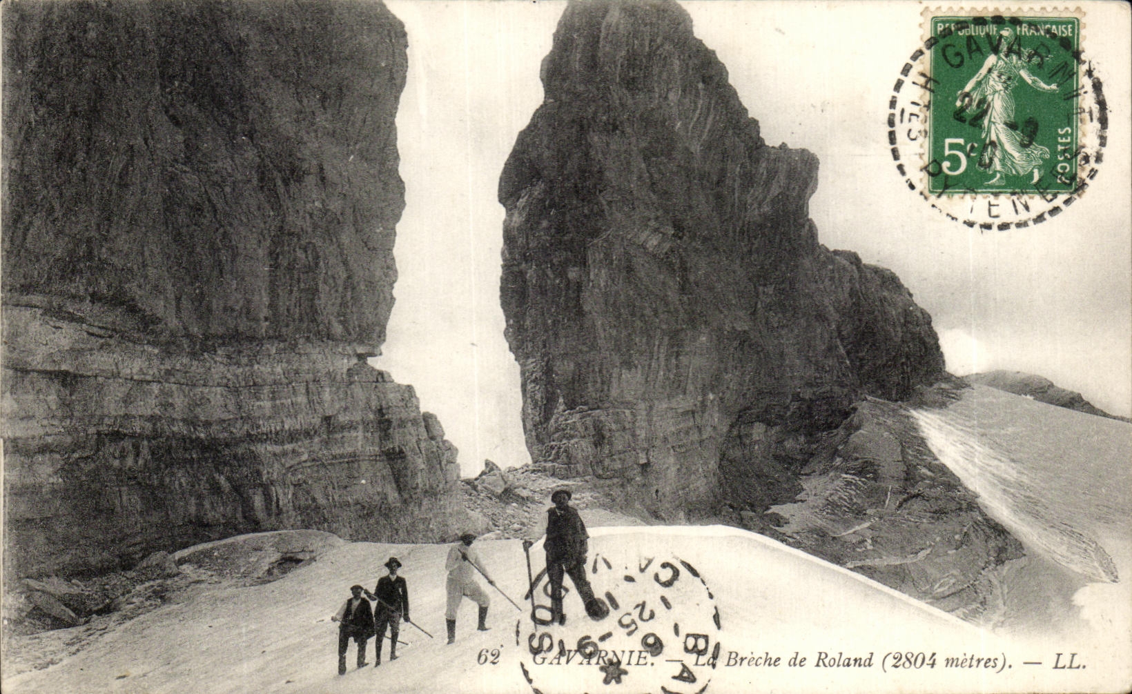 CPA Gavarnie the Breach of Roland Alpinism