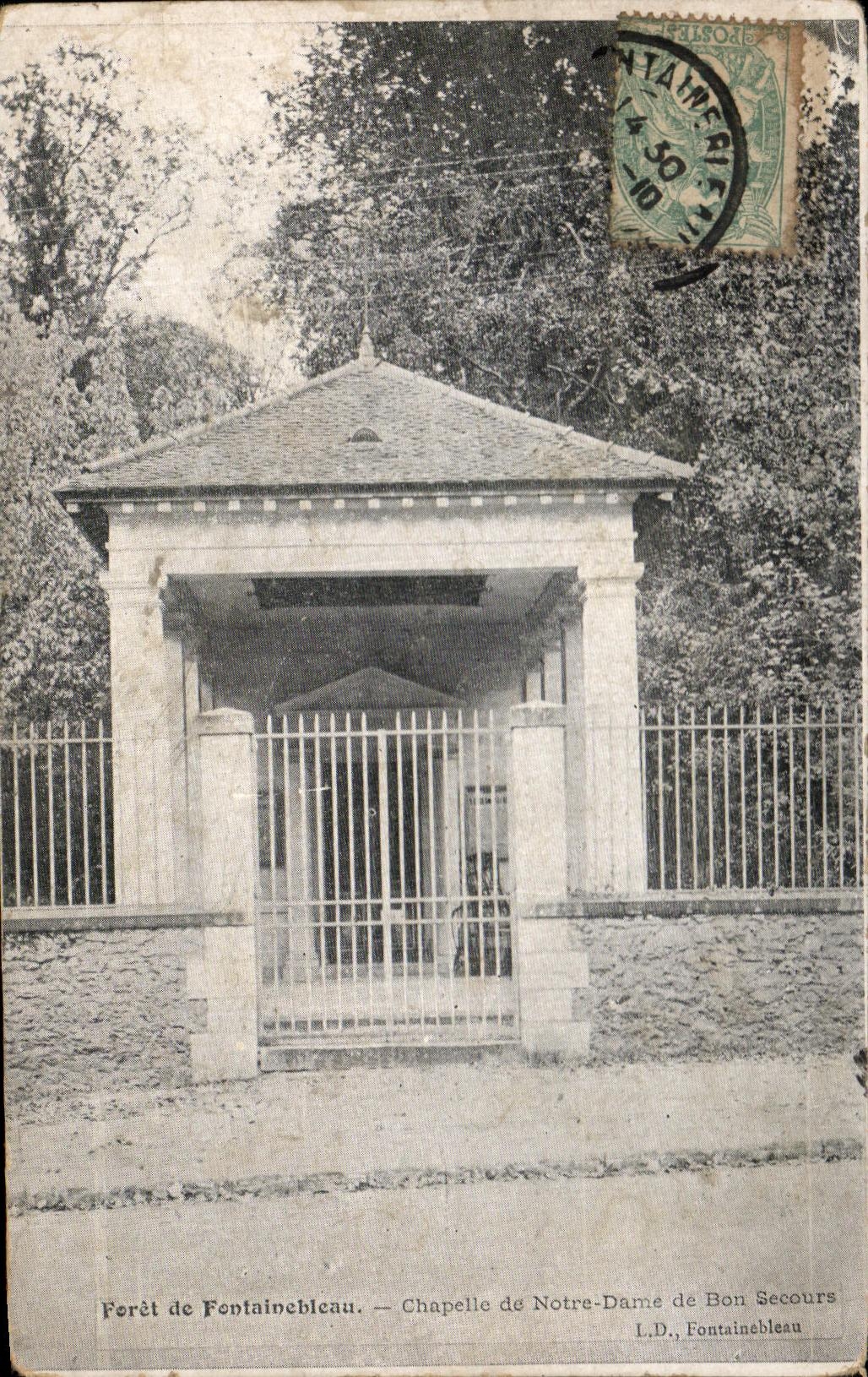 CPA Fontainebleau Vault of Notre Dame de Bon Help