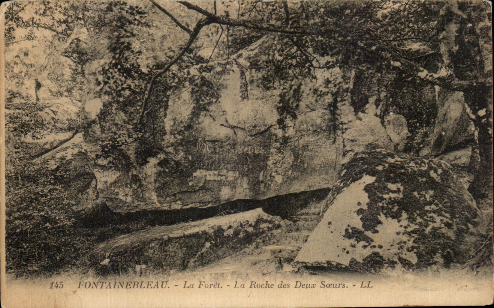 CPA Fontainebleau the Drill the Rock of the Two sisters