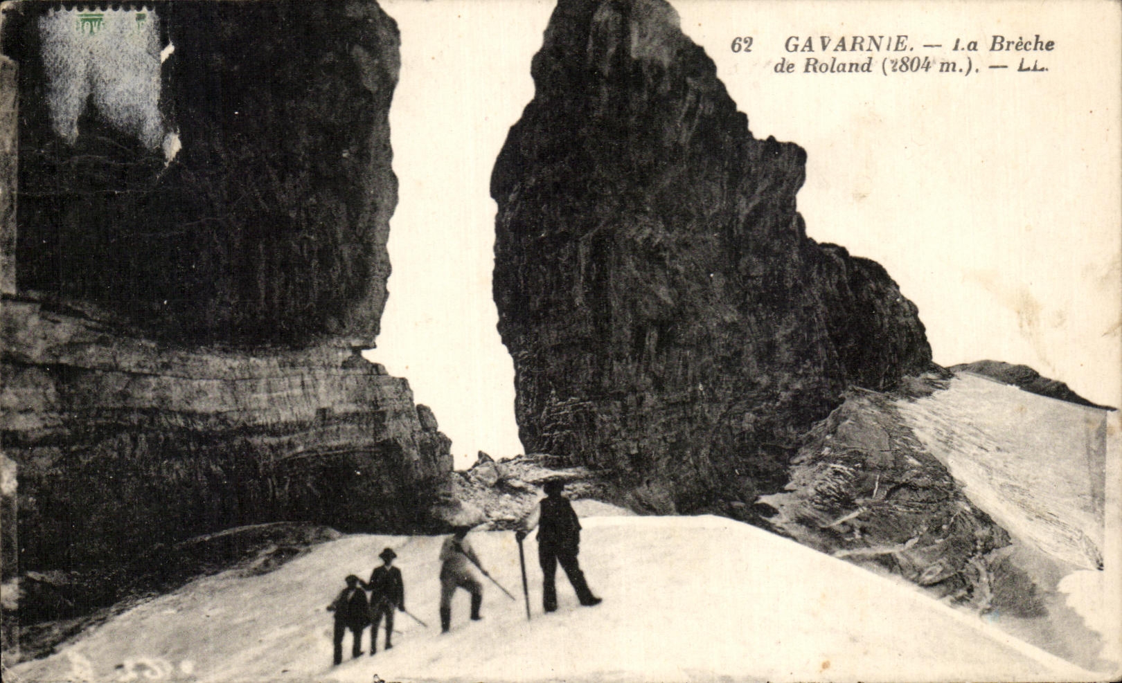 CPA Gavarnie the Breach of Roland Alpinism