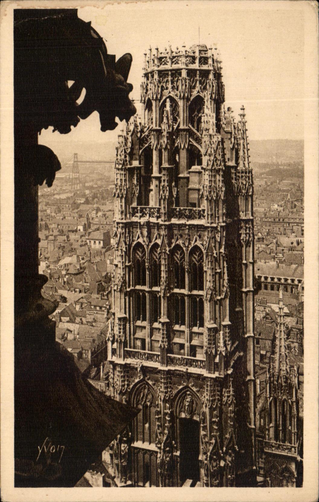 CPA Soft Rouen France the Tower Of Butter