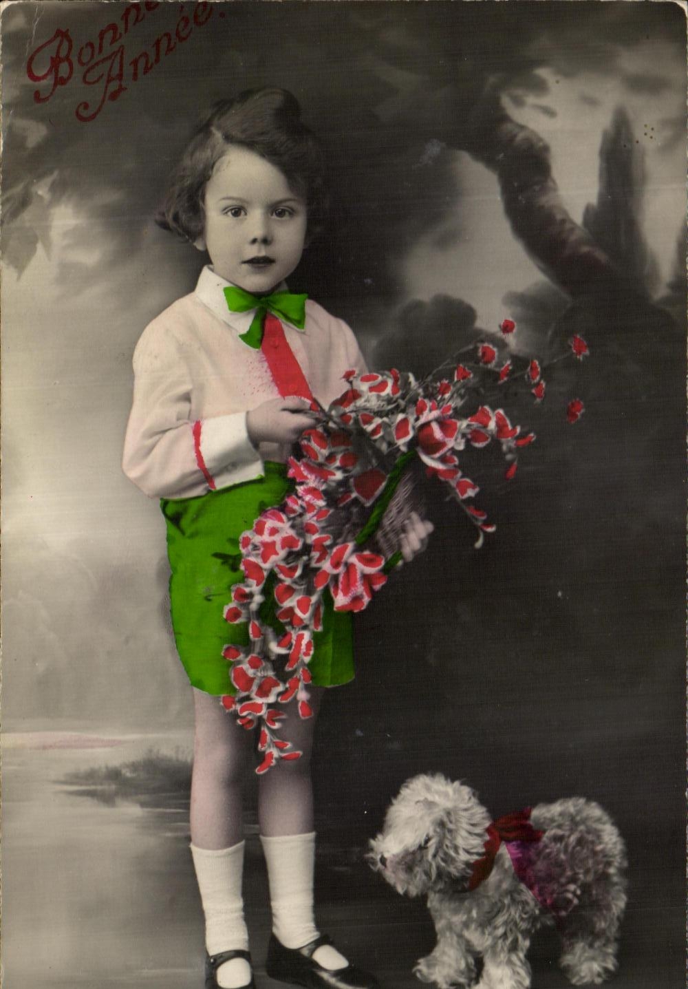 Nino y perro de la fantasia de CPA