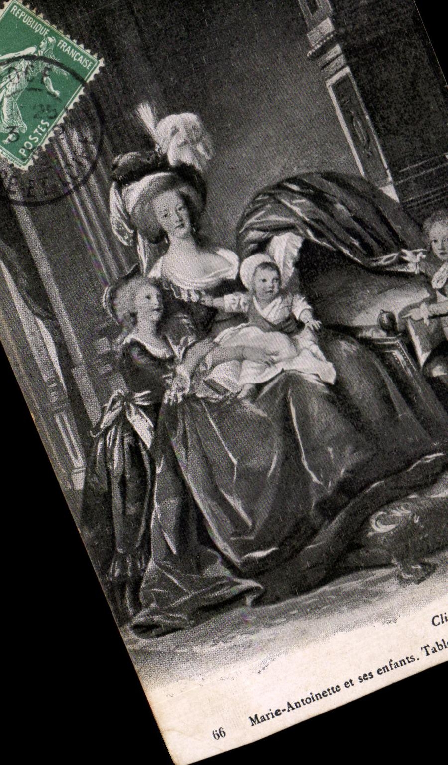 CPA Fantaisie Marie Antoinette et ses enfants Vigee lebrun