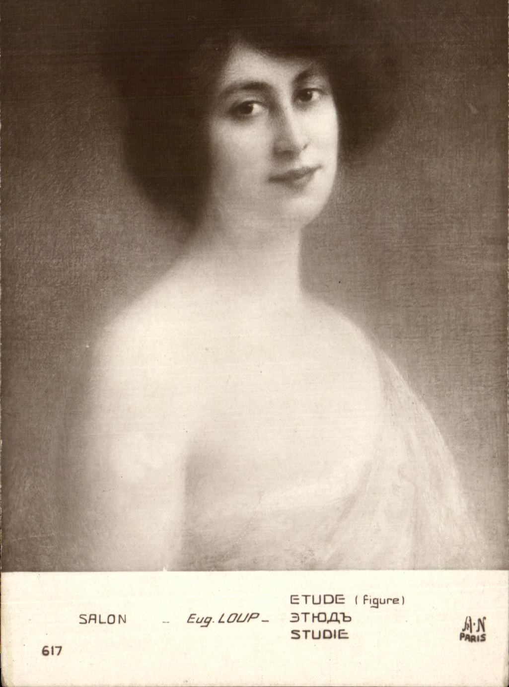 CPA Salon Eugene Loup Etude 