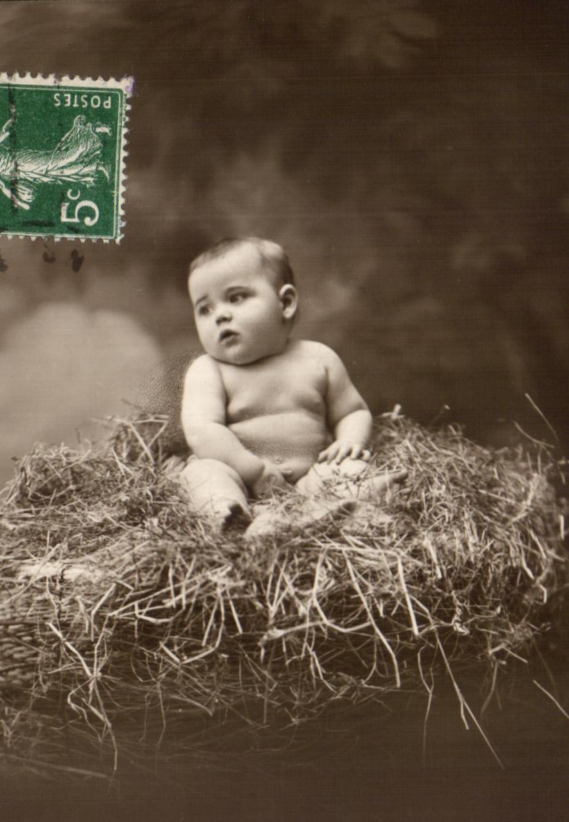 Bebe del nino de la fantasia de CPA