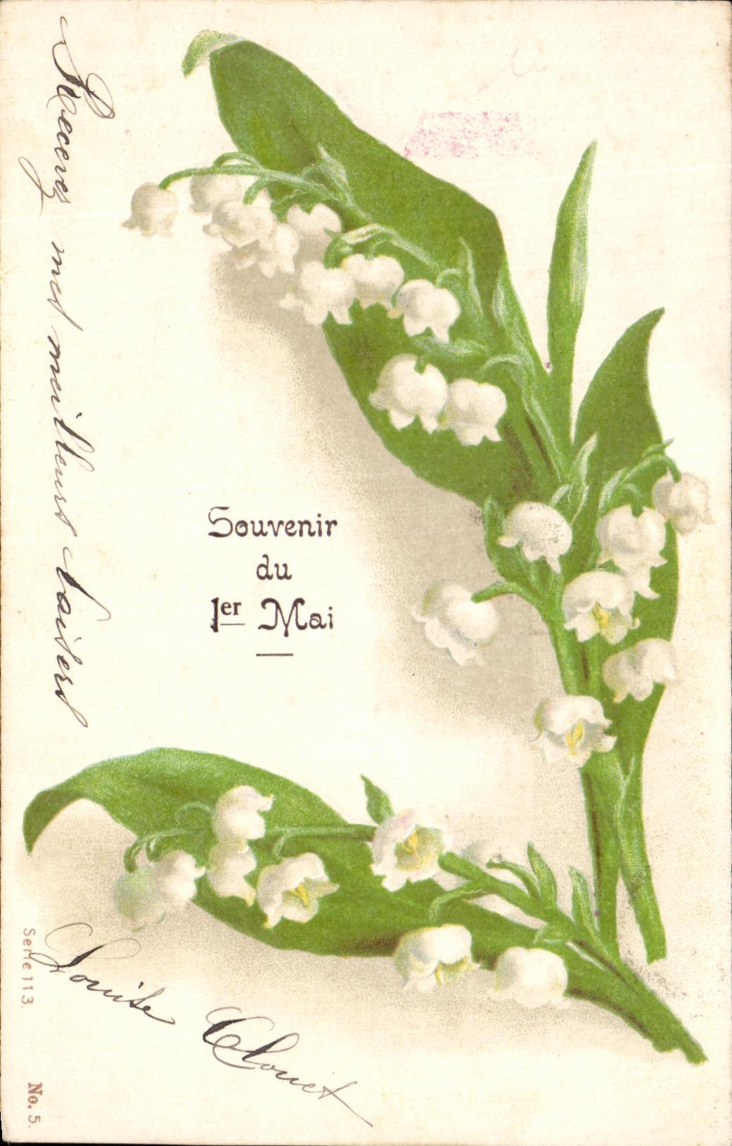 La fantasia de CPA florece el lirio de los valles