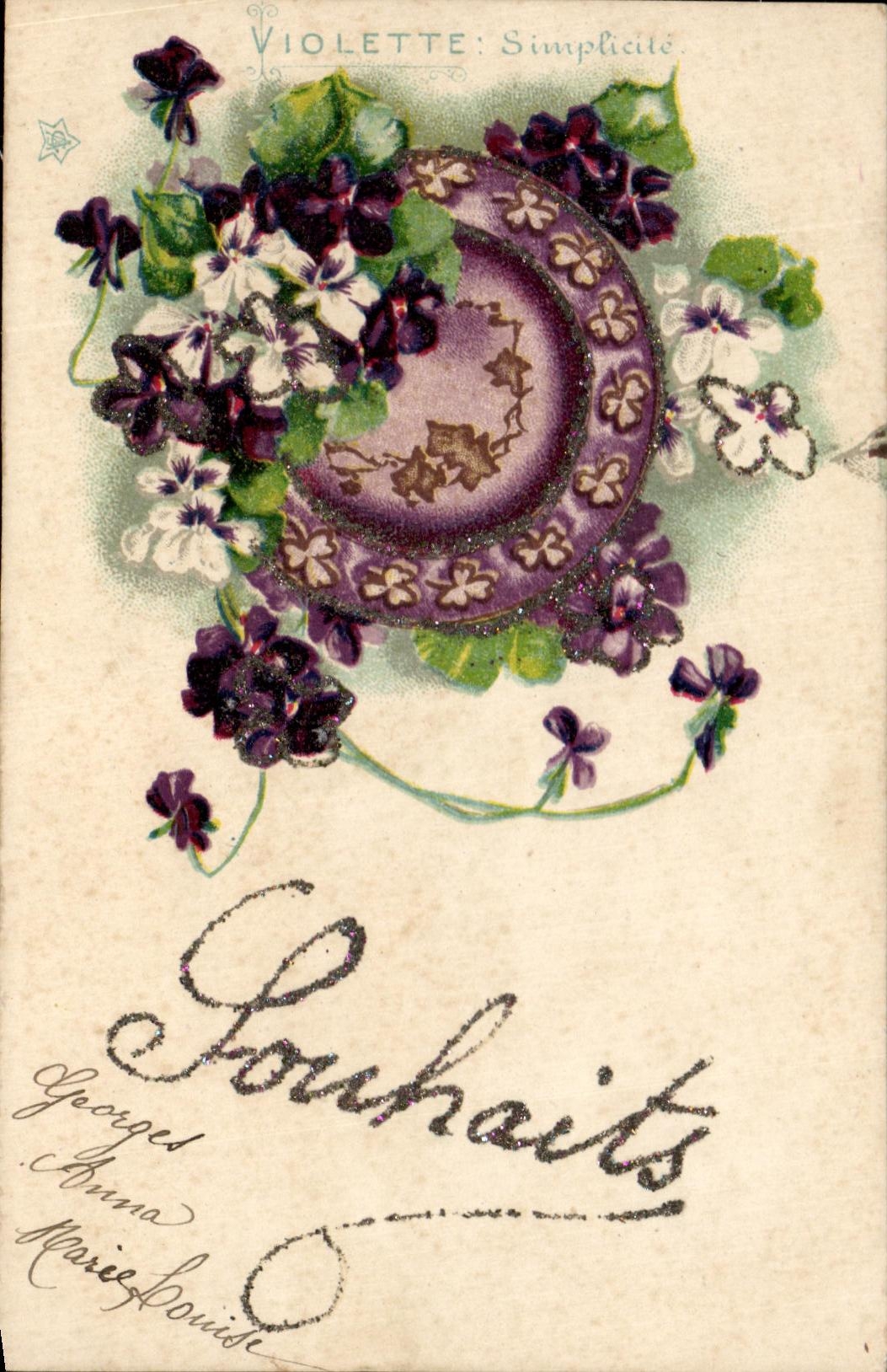 La fantasia de CPA florece la violeta