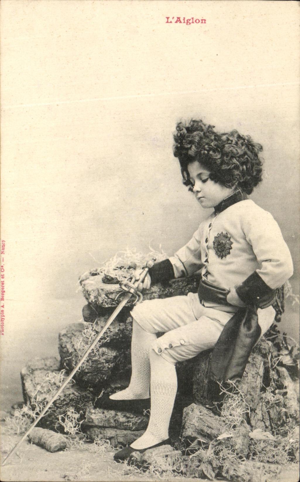 Nino de la fantasia de CPA el eaglet de Napoleon