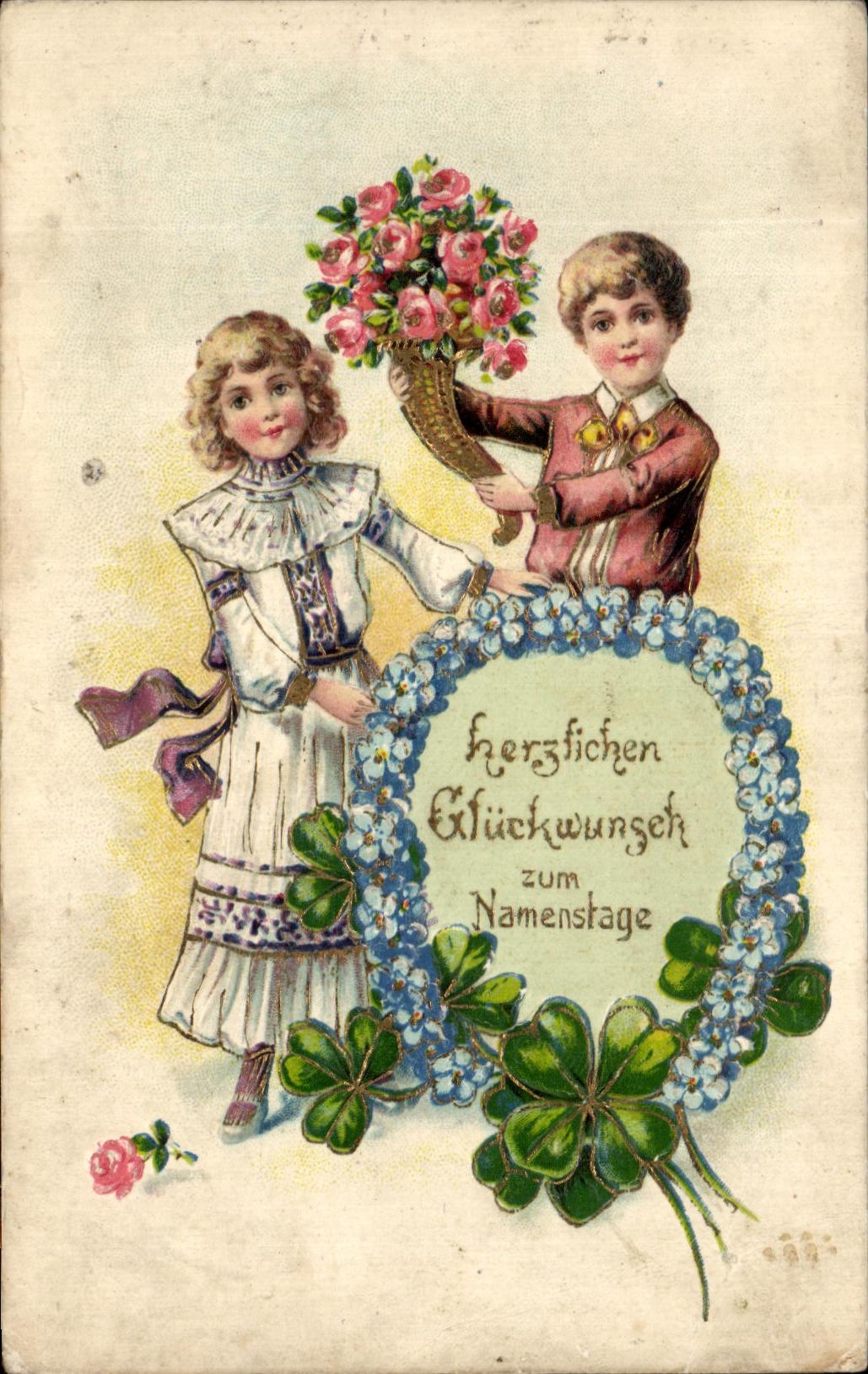 Trebol de los ninos de la fantasia de CPA