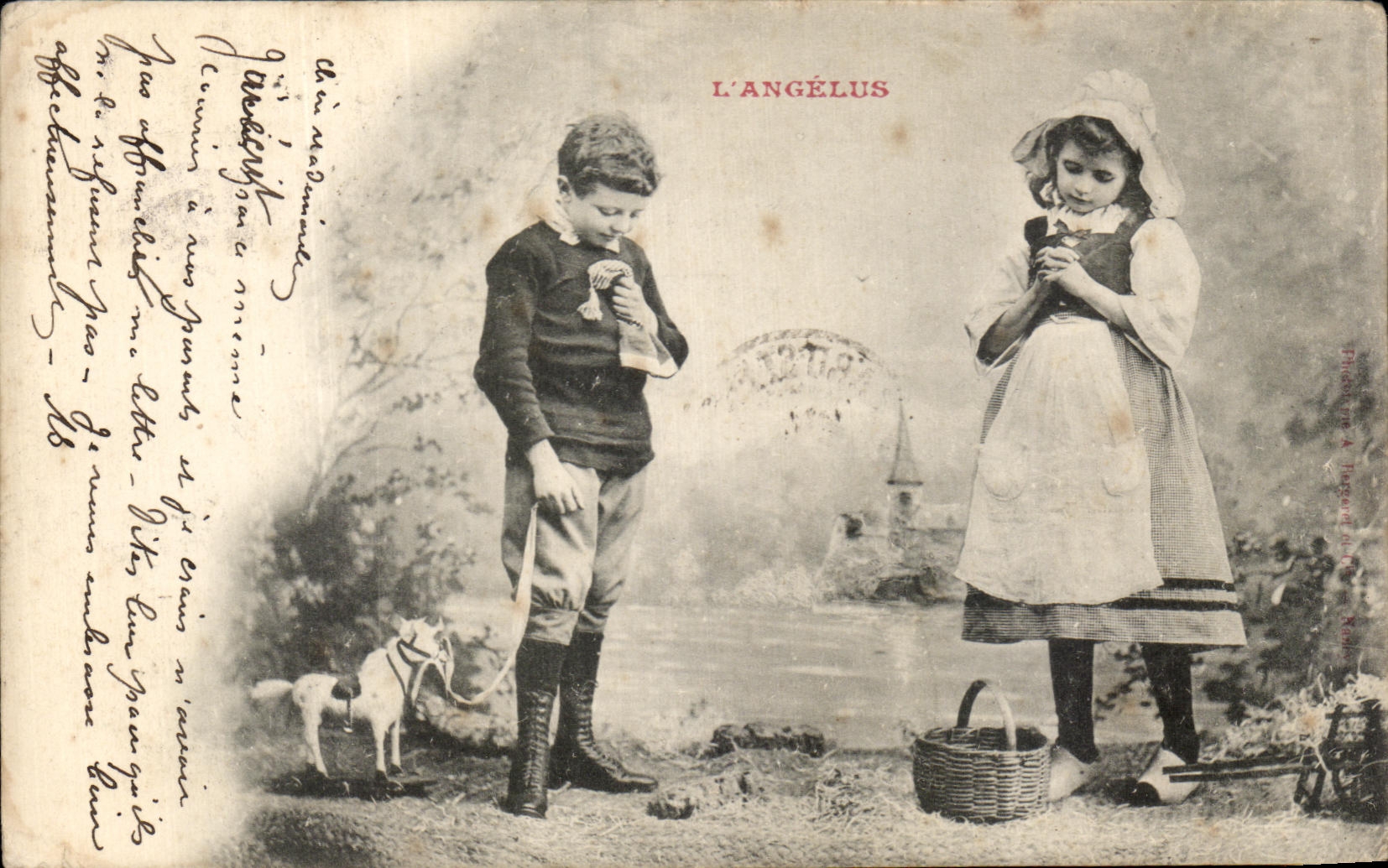 Ninos de la fantasia de CPA el angelus