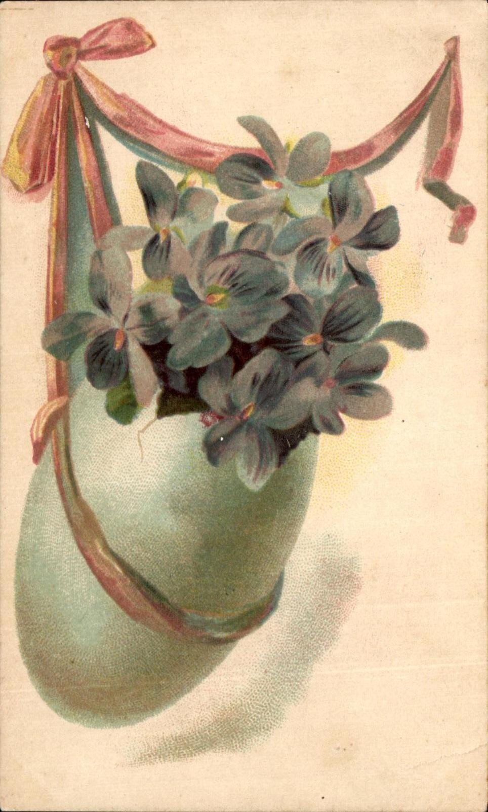 CPA Fantasy Flowers Egg