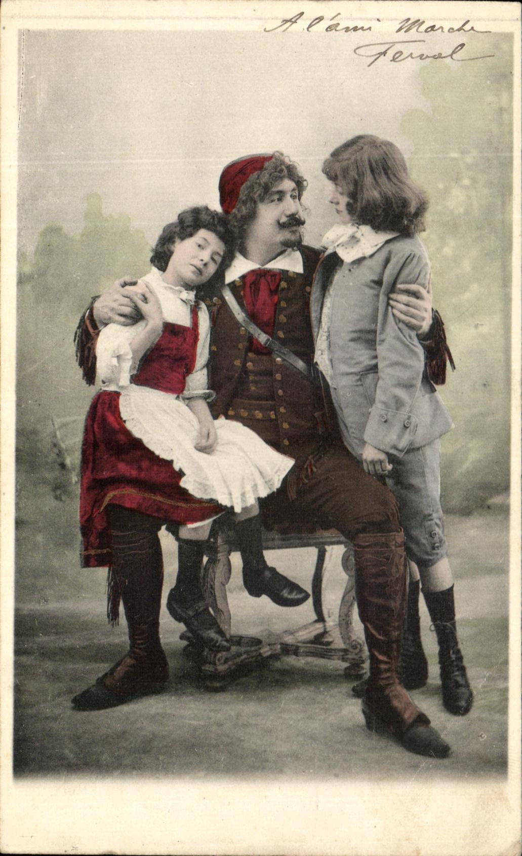 Ninos y caballero de la fantasia de CPA