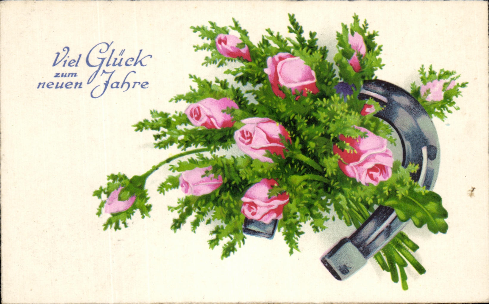 CPA Fantaisie Flowers Horseshoe