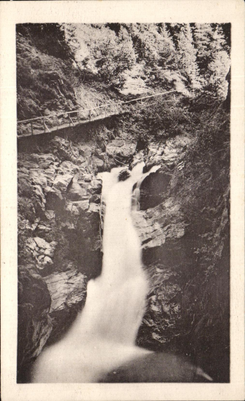 CPA High Savoy Servoz Falls Of Diosaz Casade Of the Dances