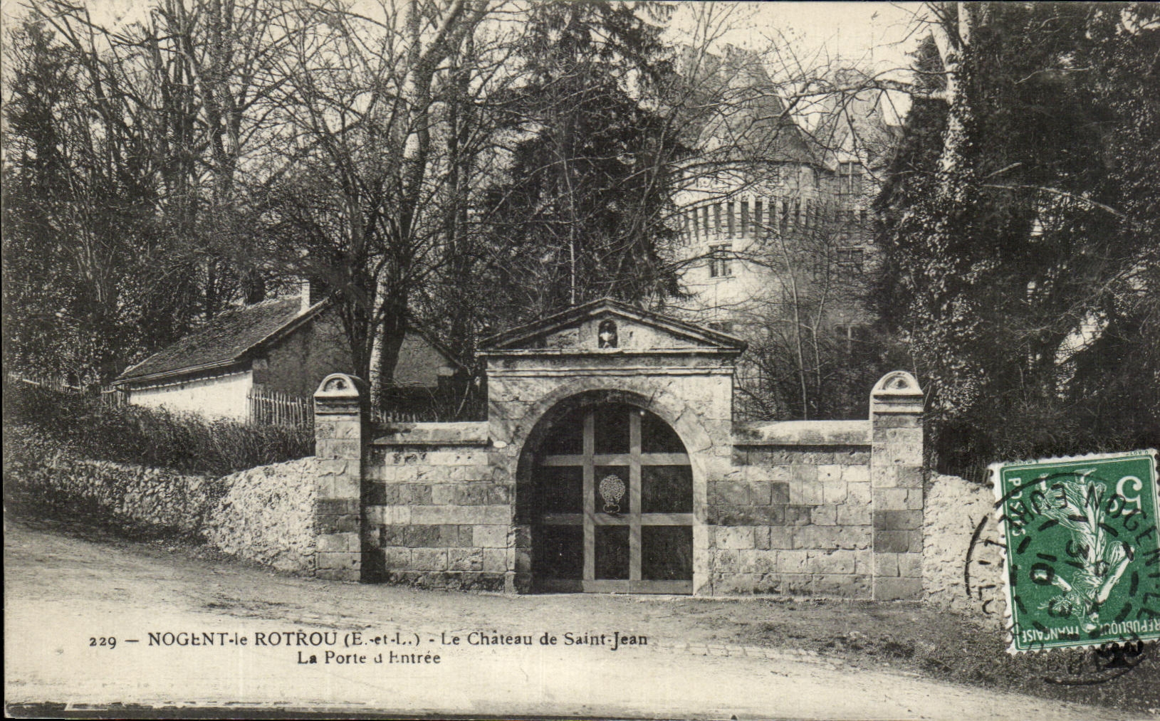 CPA Nogent Rotrou Castle of Saint Jean the Door of entry