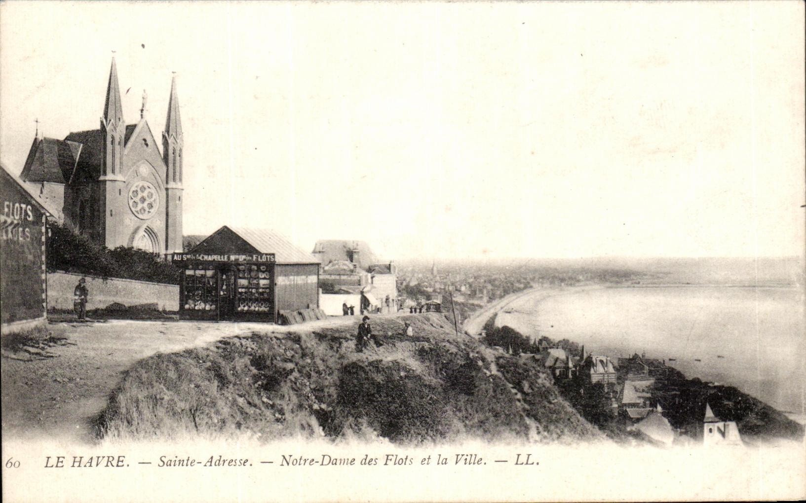 CPA Le Havre Sainte Address Our Lady drs Floods and the City