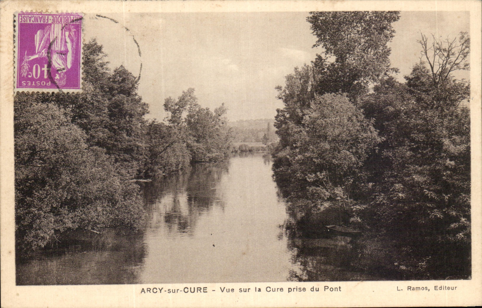 CPA Arcy on Cure Seen on the Cure taken of the bridge