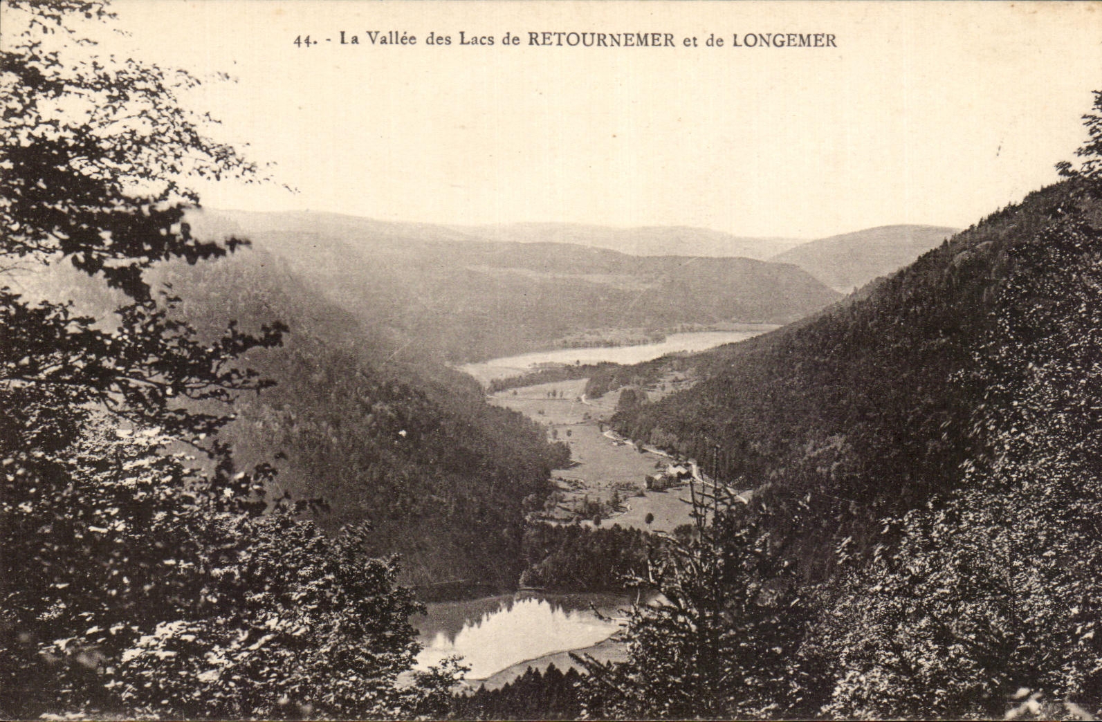 CPA the Valley of the Lakes Retournemer and Longemer