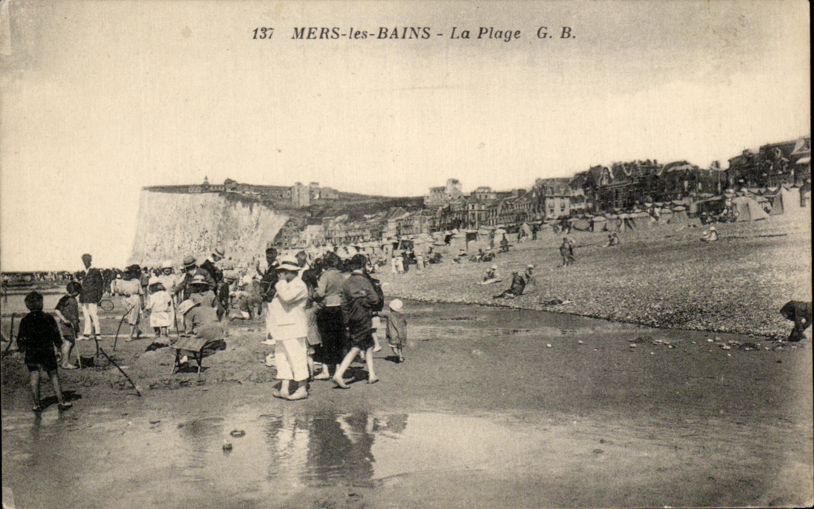 CPA Seas les Bains the beach