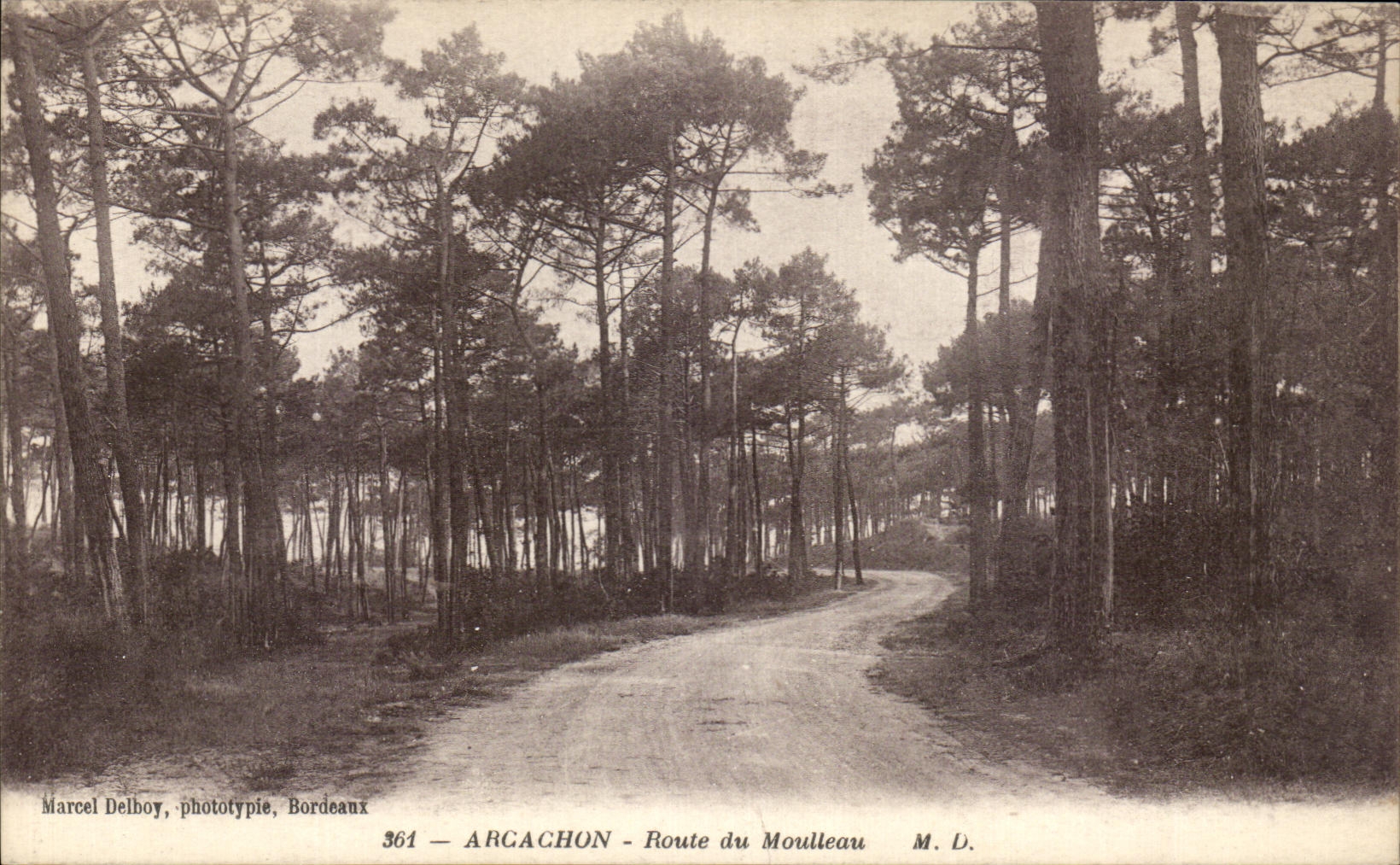CPA Arcachon Route du Moulleau