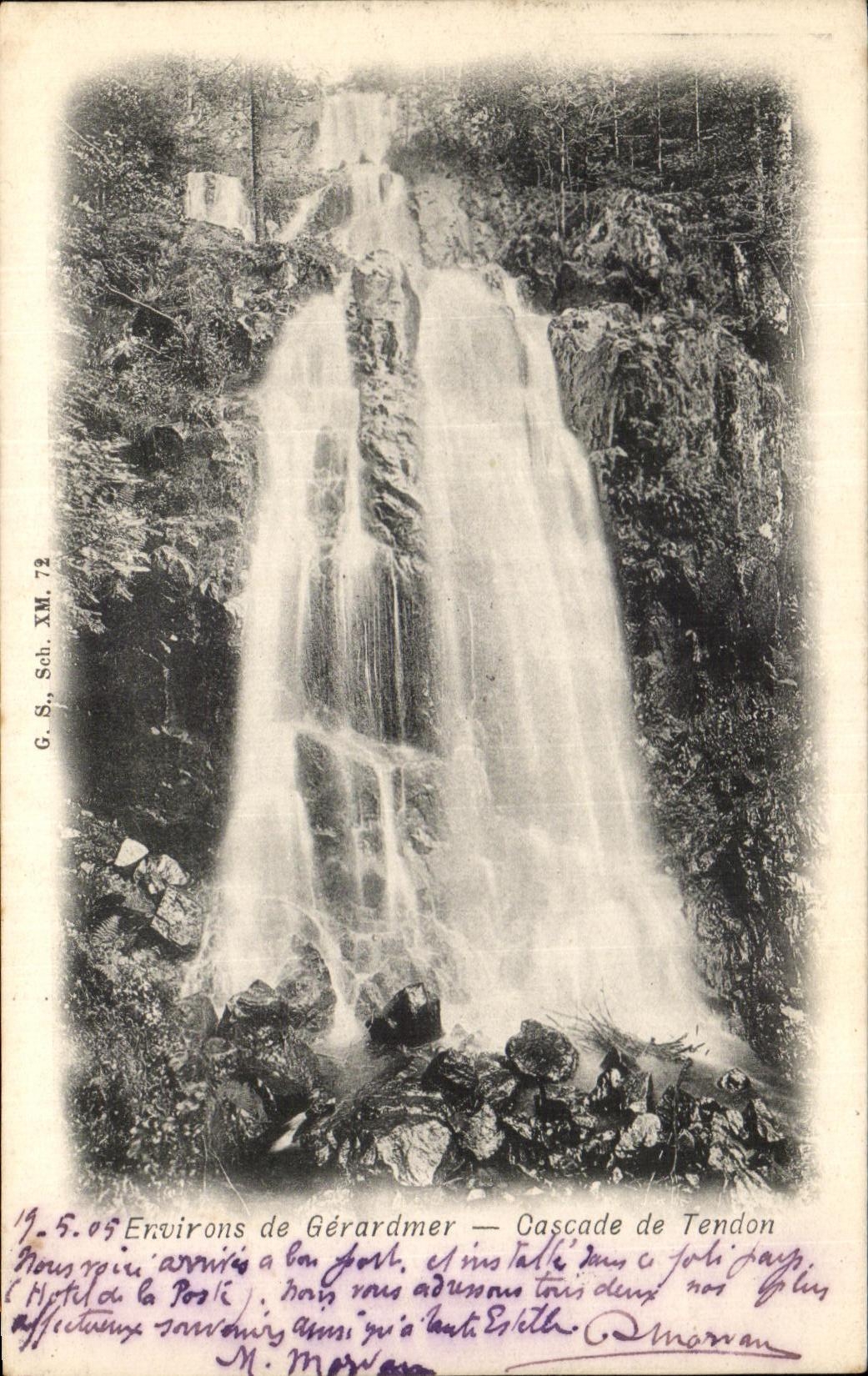 CPA Environs of Gerardmer Cascades of Tendon