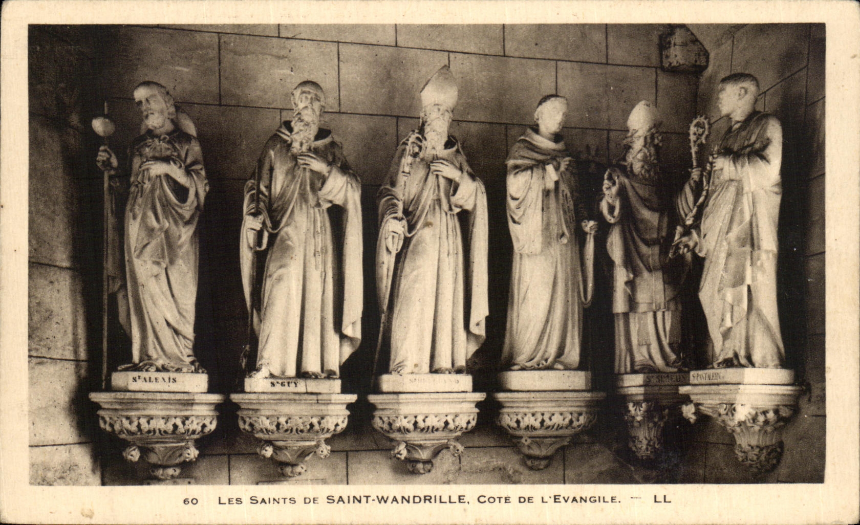 CPA the Saints Of Saint Wandrille Dimensions Gospel