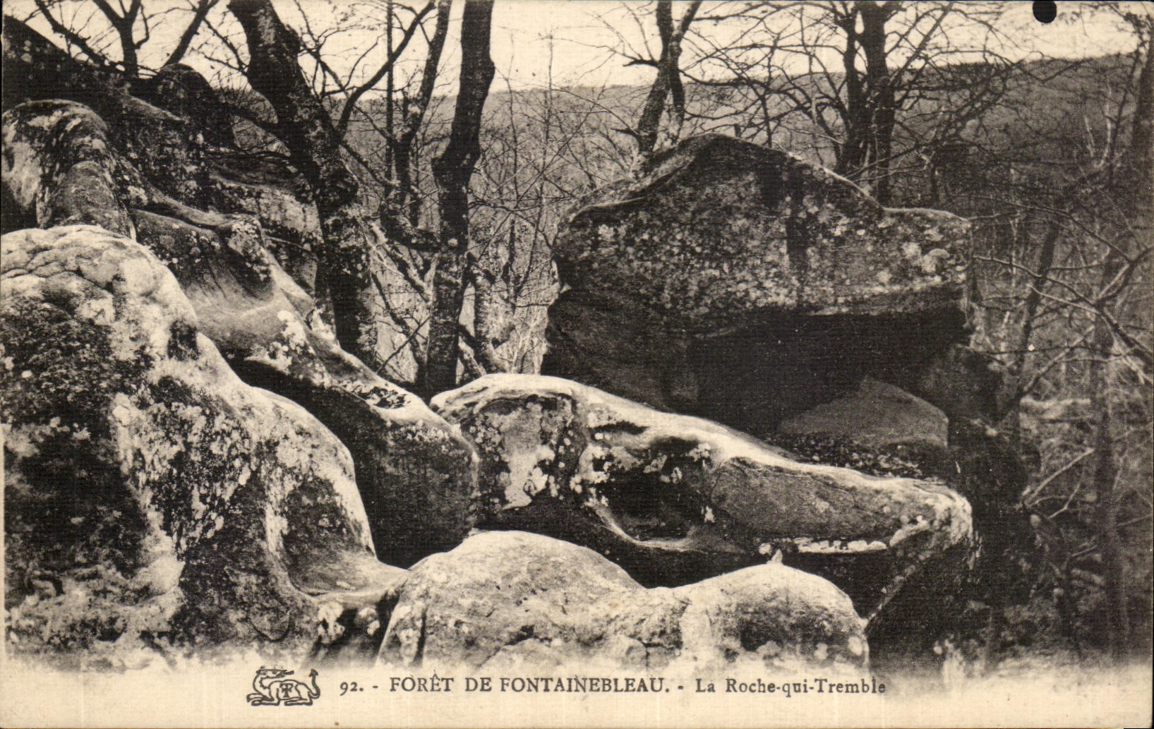 CPA Drill De Fpntainebleau the Rock Which Trembles