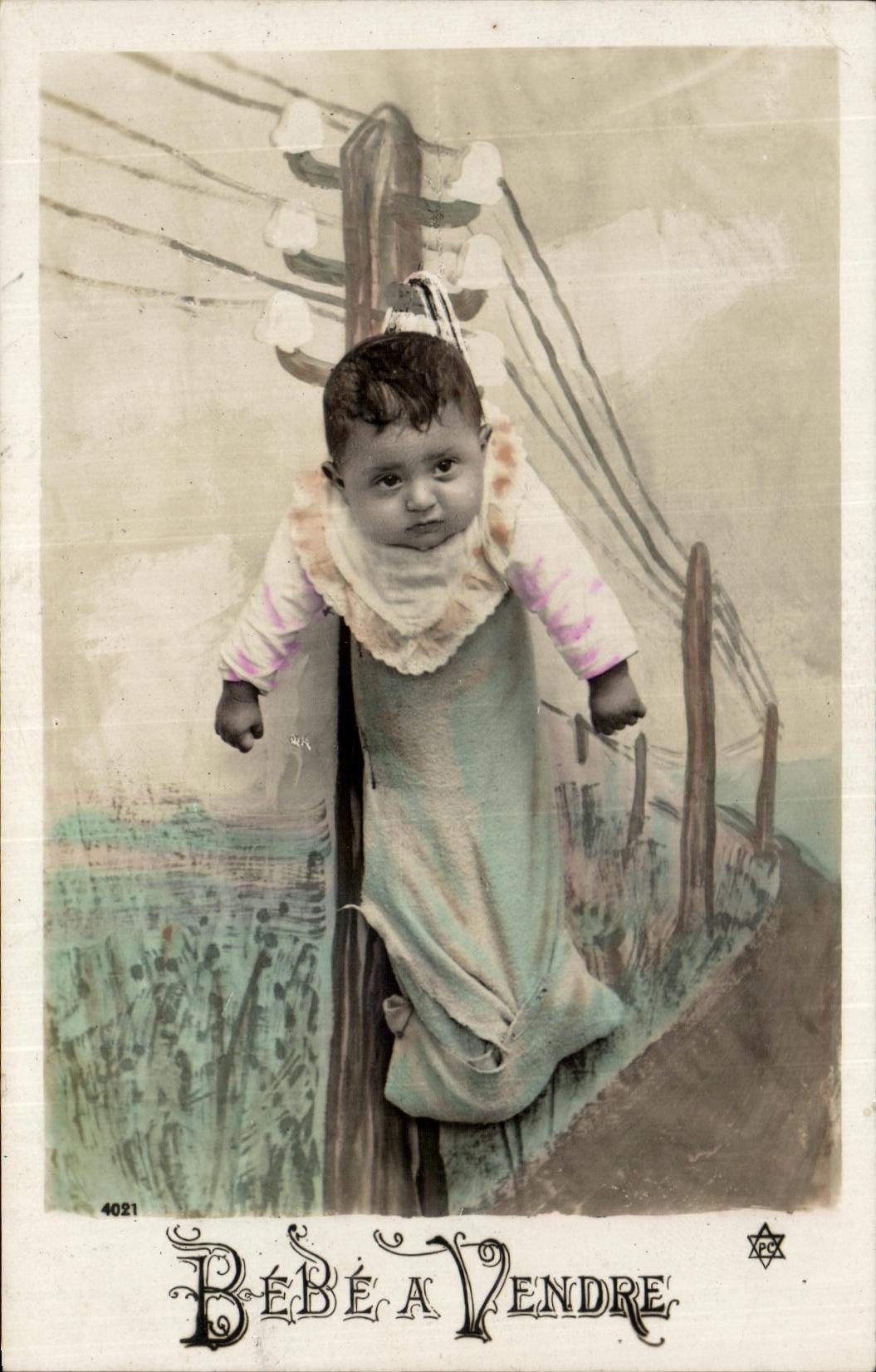 El bebe del nino de CPA Fantaisie tiene que vender