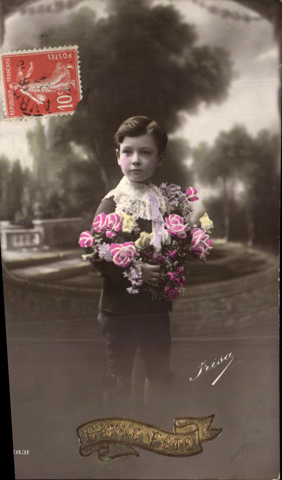 Flores del nino de la fantasia de CPA