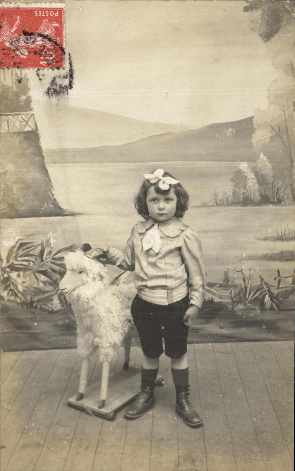 Ovejas del nino de la fantasia de CPA