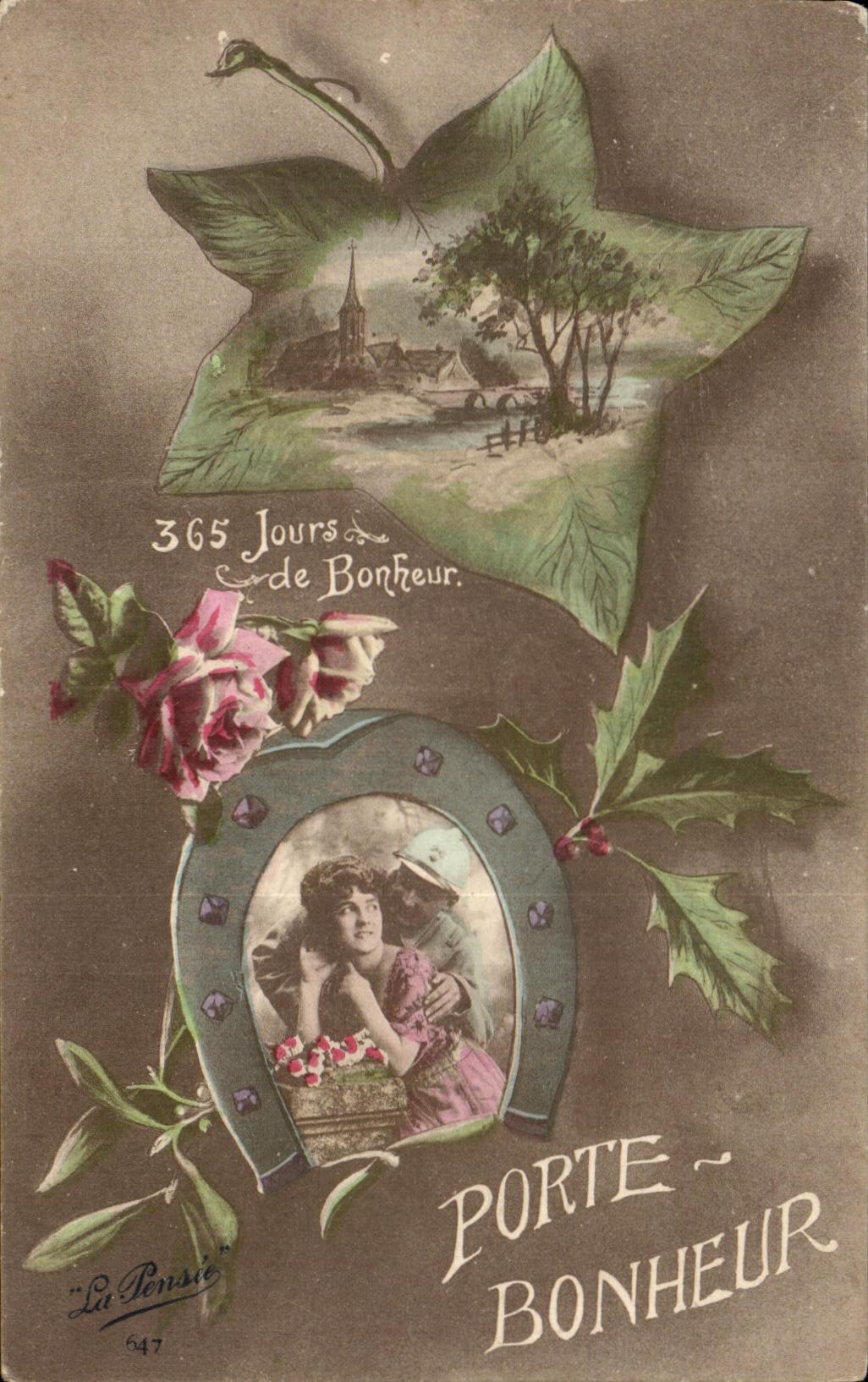 CPA Fantaisie Woman Horseshoe