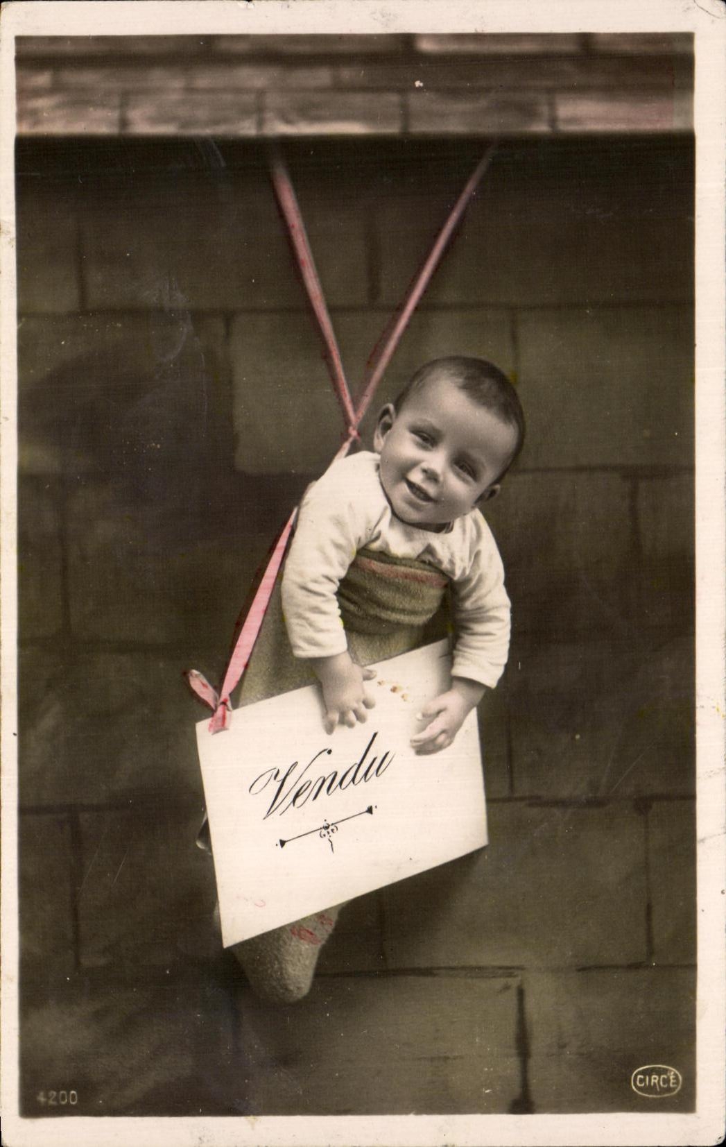 Bebe del nino de la fantasia de CPA