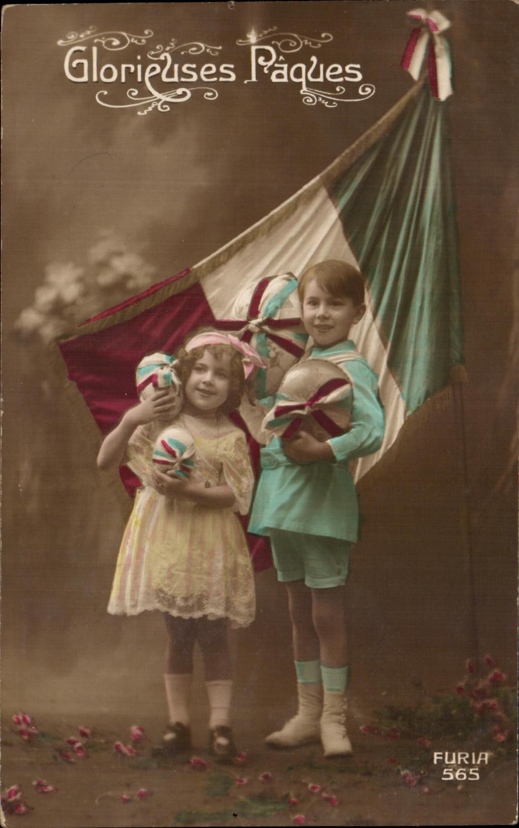 Bandera de los ninos de la fantasia de CPA