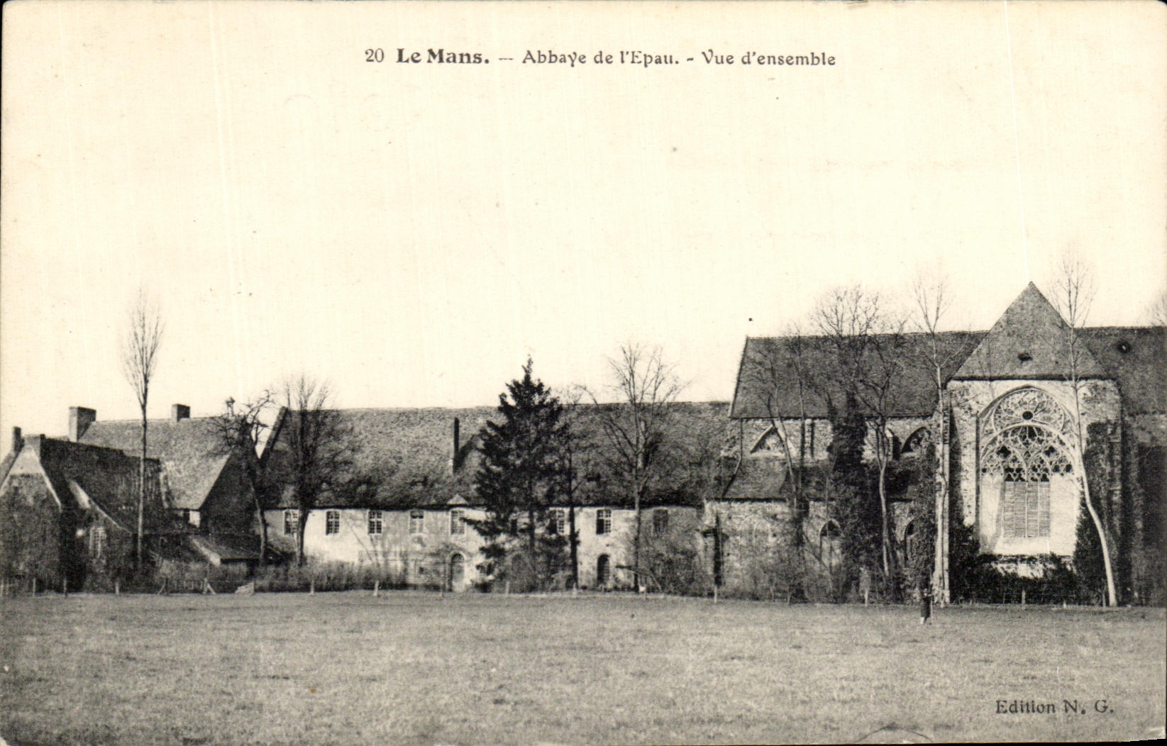 CPA Mans Abbey of Epau Overall picture