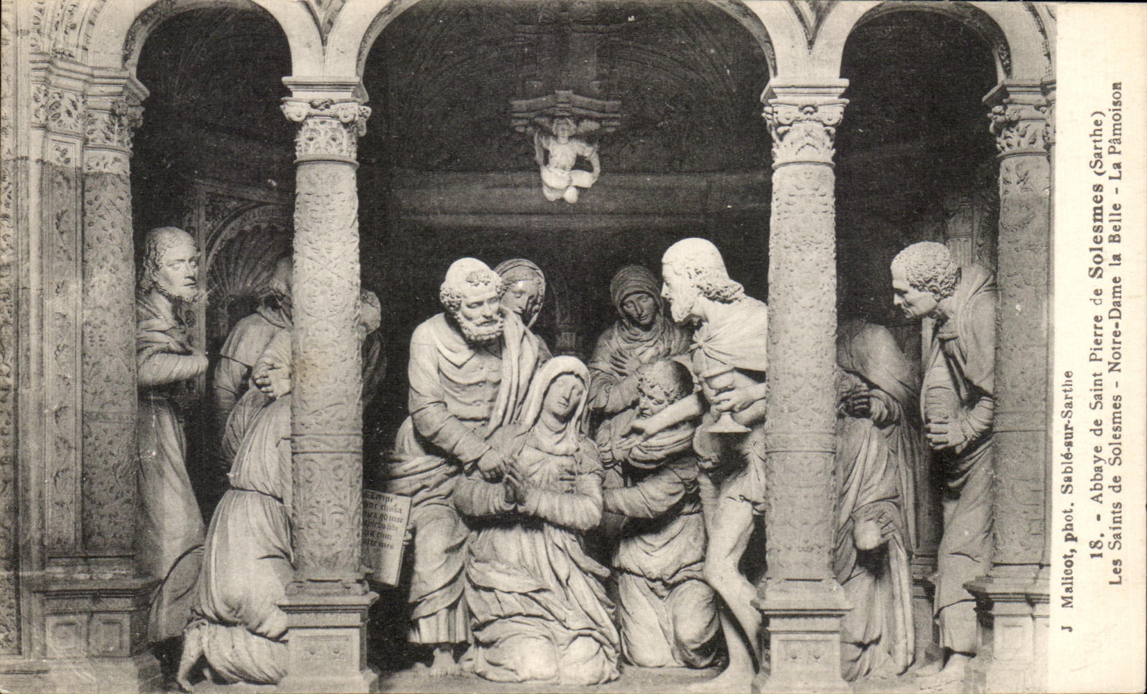 CPA Abbey of Saint Pierre of Solesmes Saints of Solesmes Our DFame Beautiful Pamoision