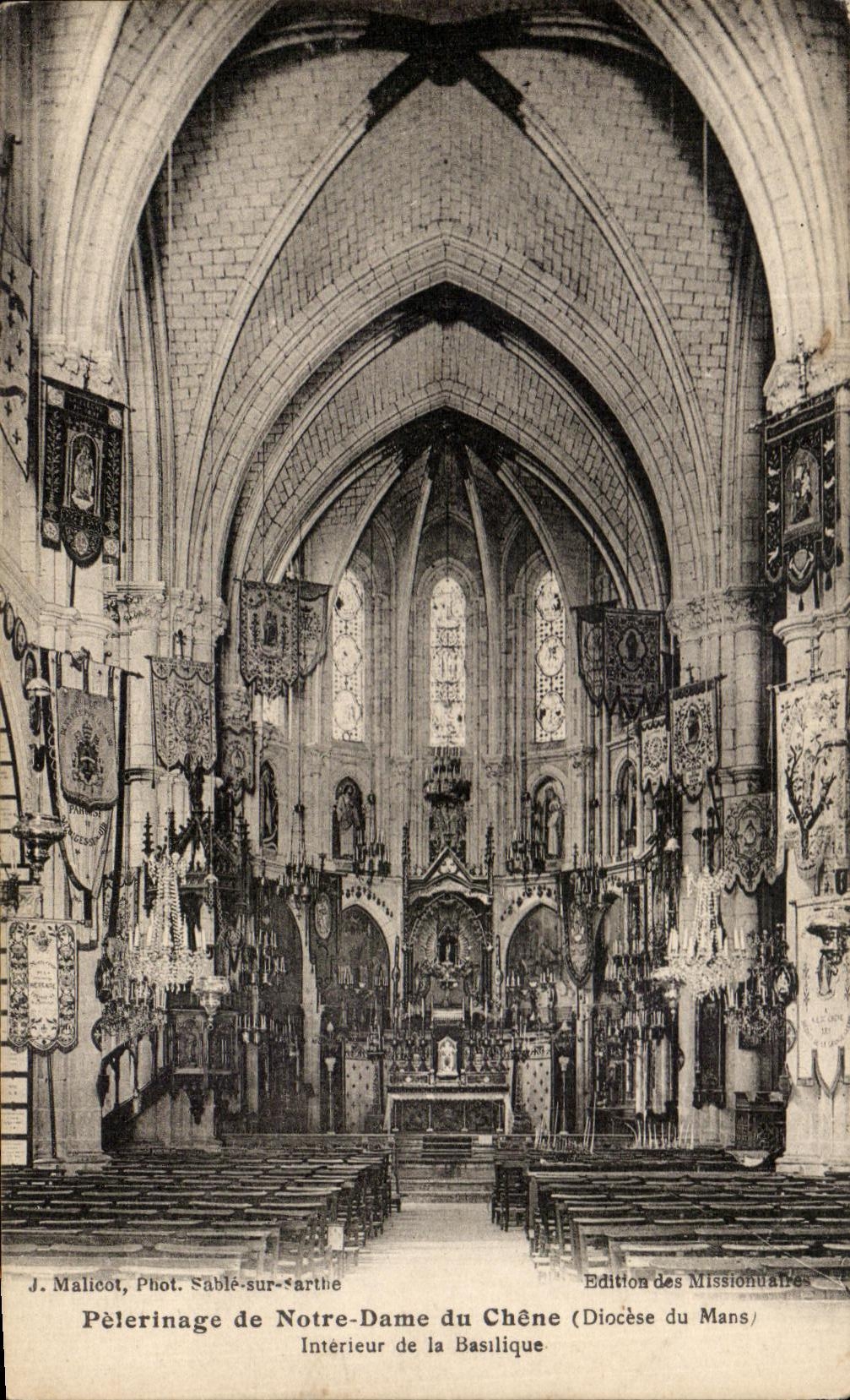 CPA Pilgrimage of Notre Dame of the Interior Oak of the Basilica