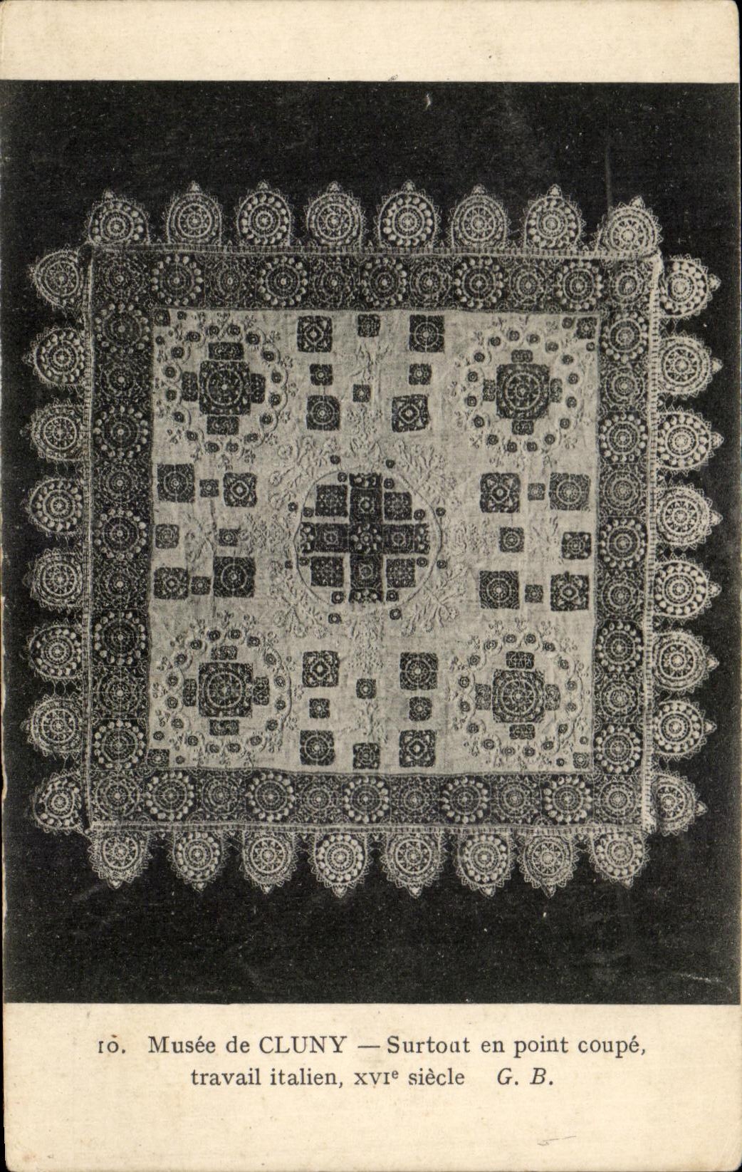 CPA Musee Of Cluny Surtout In Point Cuts Italian Work Paris