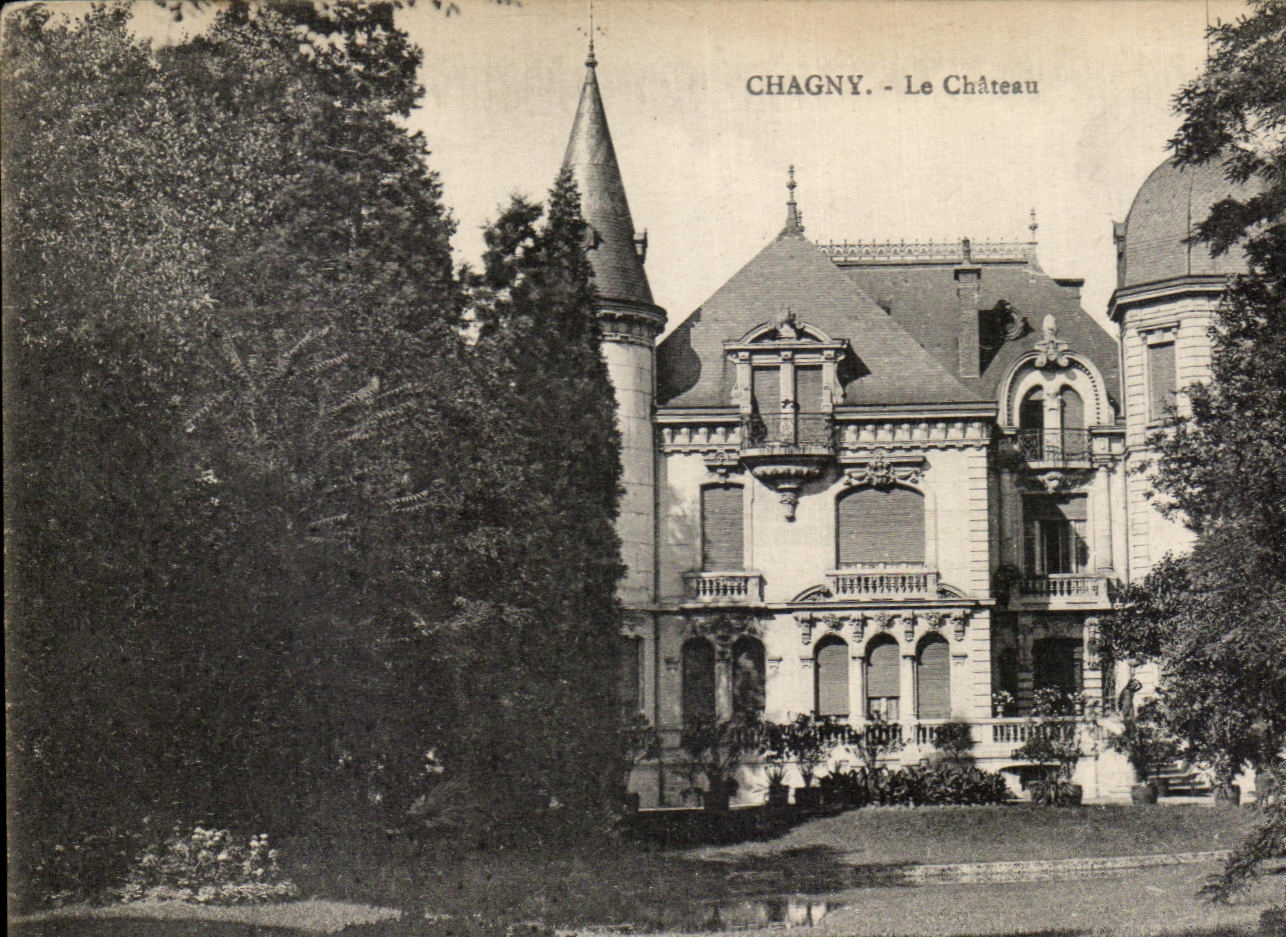 CPA Chagny the Castle