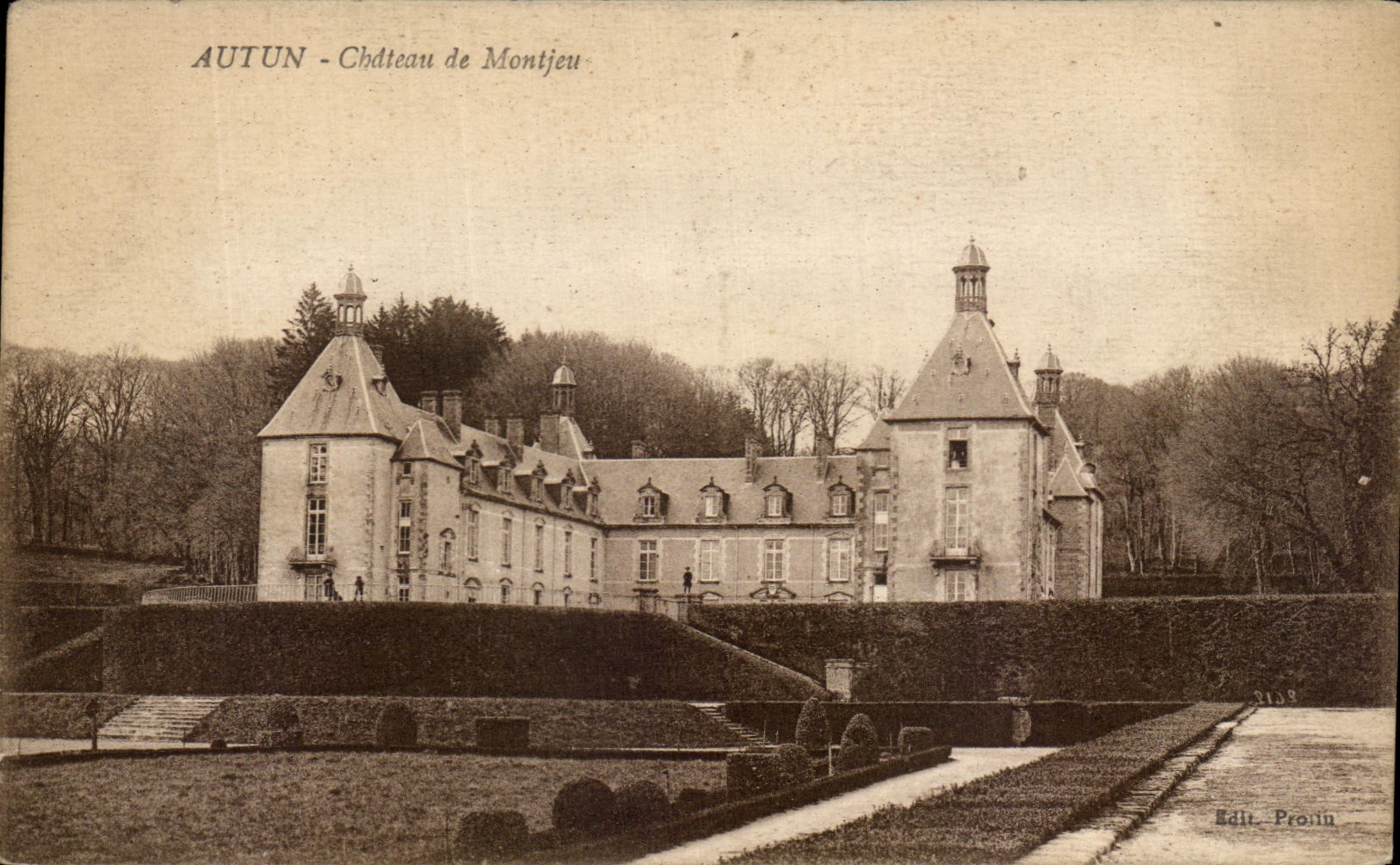 CPA Autun Castle De Montjeu