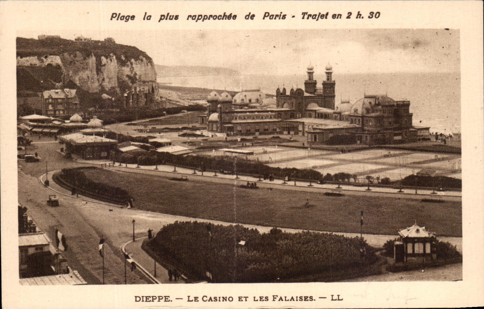 CPA Dieppe el casino y los acantilados
